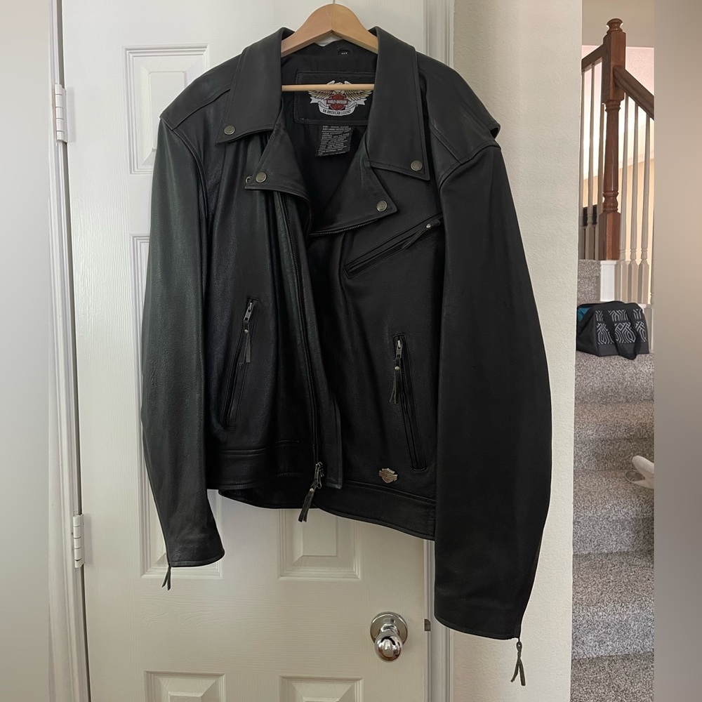 Mens Harley Davidson Leather Jacket 3XL